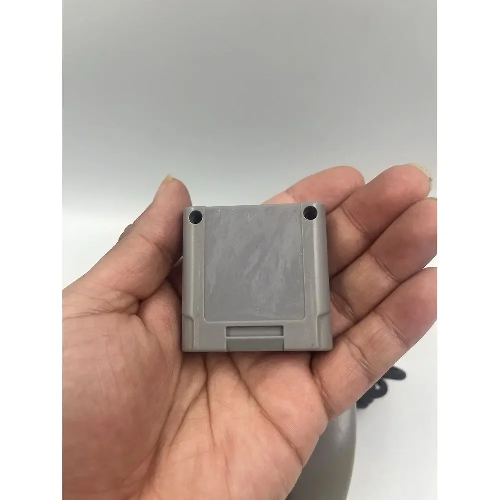 Nintendo 64 N64 Controller NUS-005 Original OEM Authentic Gray With Memory Card